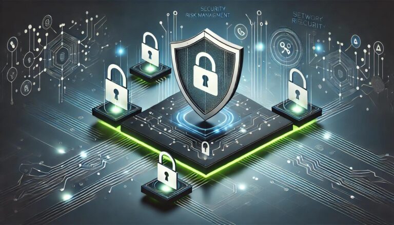 Chain signifying the importance of IT security risk management.